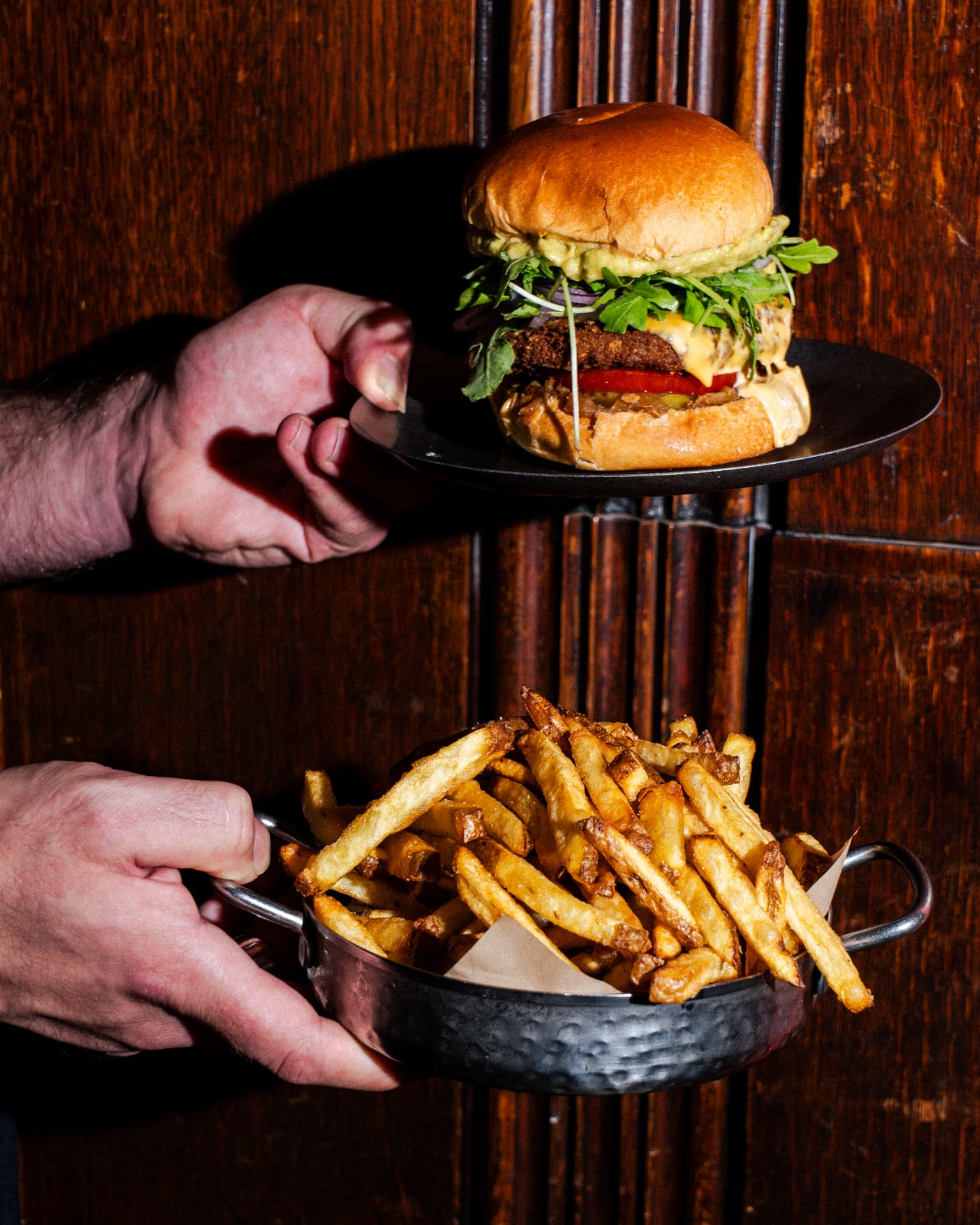 Burger et frites maison