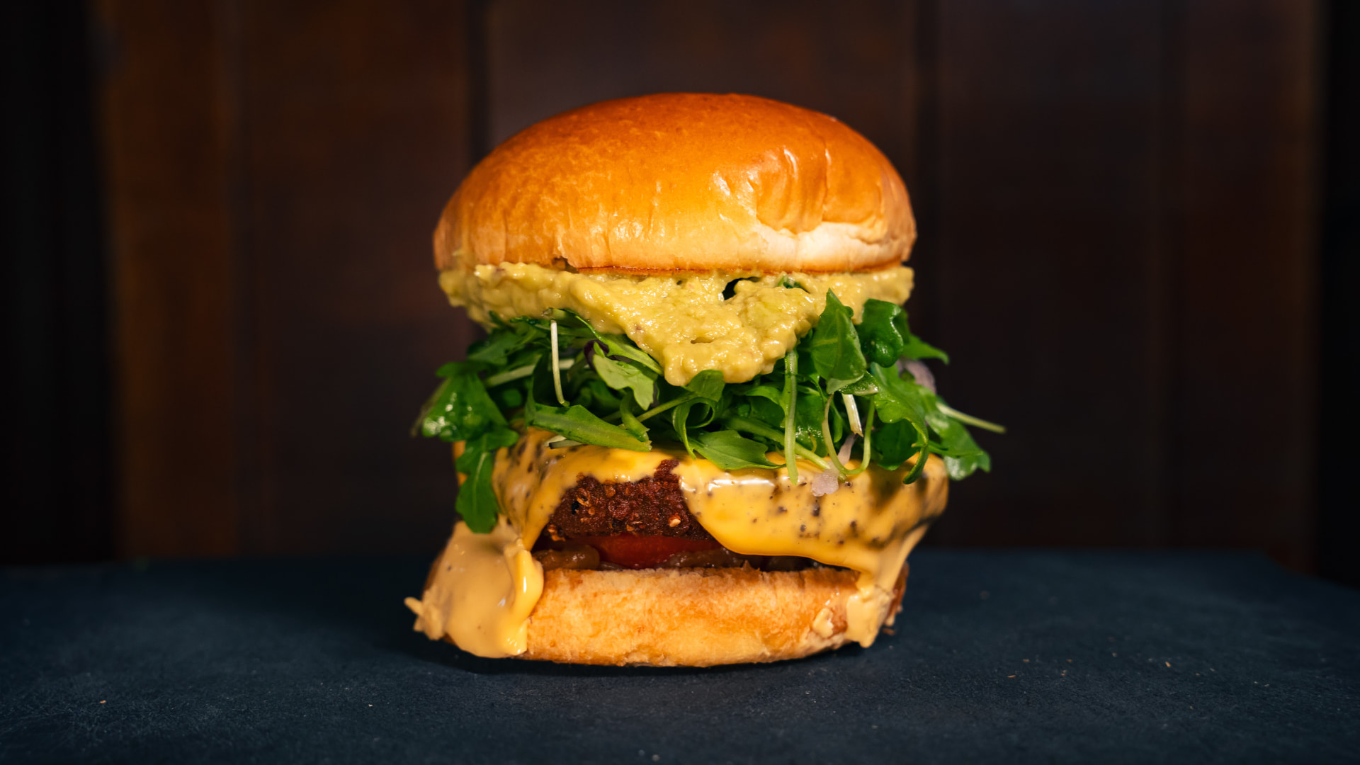 veggie burger cuit au four à braise