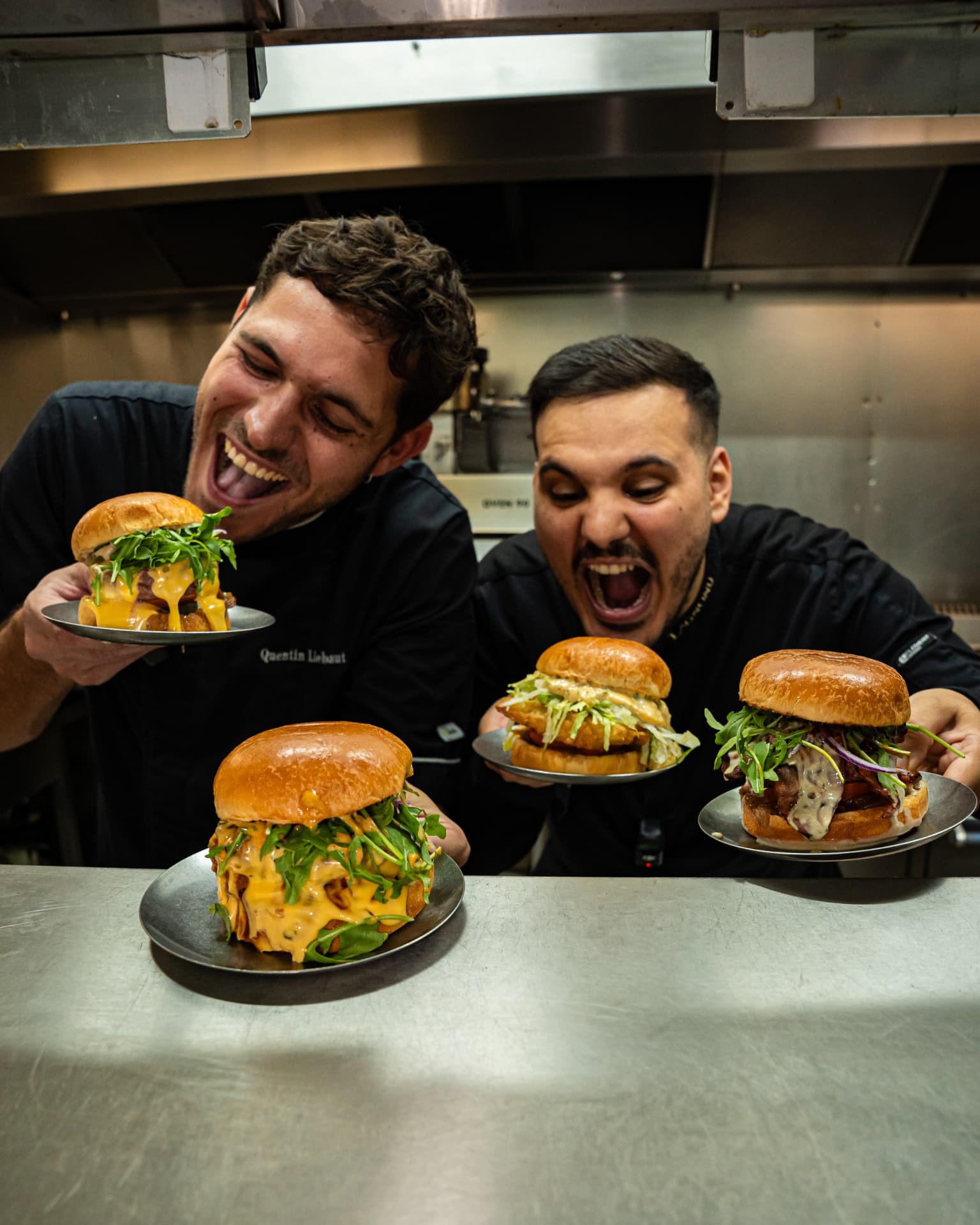 L'équipe Bowler & Fries en cuisine